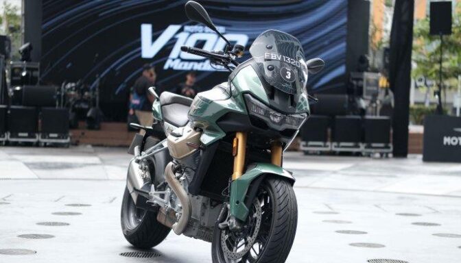 Moto Guzzi Unveils Roadster Style Motorcycle V100 Mandello To Asia Pacific Market